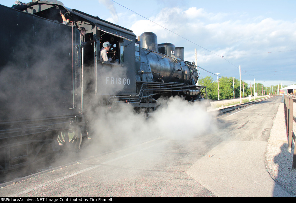 Pulling into the Depot after a sucessful test run